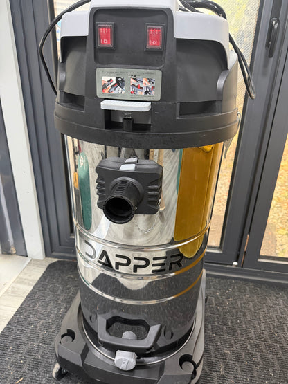Dapper DP-CVC1122 Wet/Dry Shop Vacuum — 5400W, Stainless, As-Is