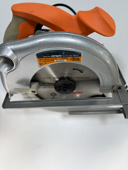 Chicago Electric Power Tools 7-1/4" Circular Saw — Used, Blade Included