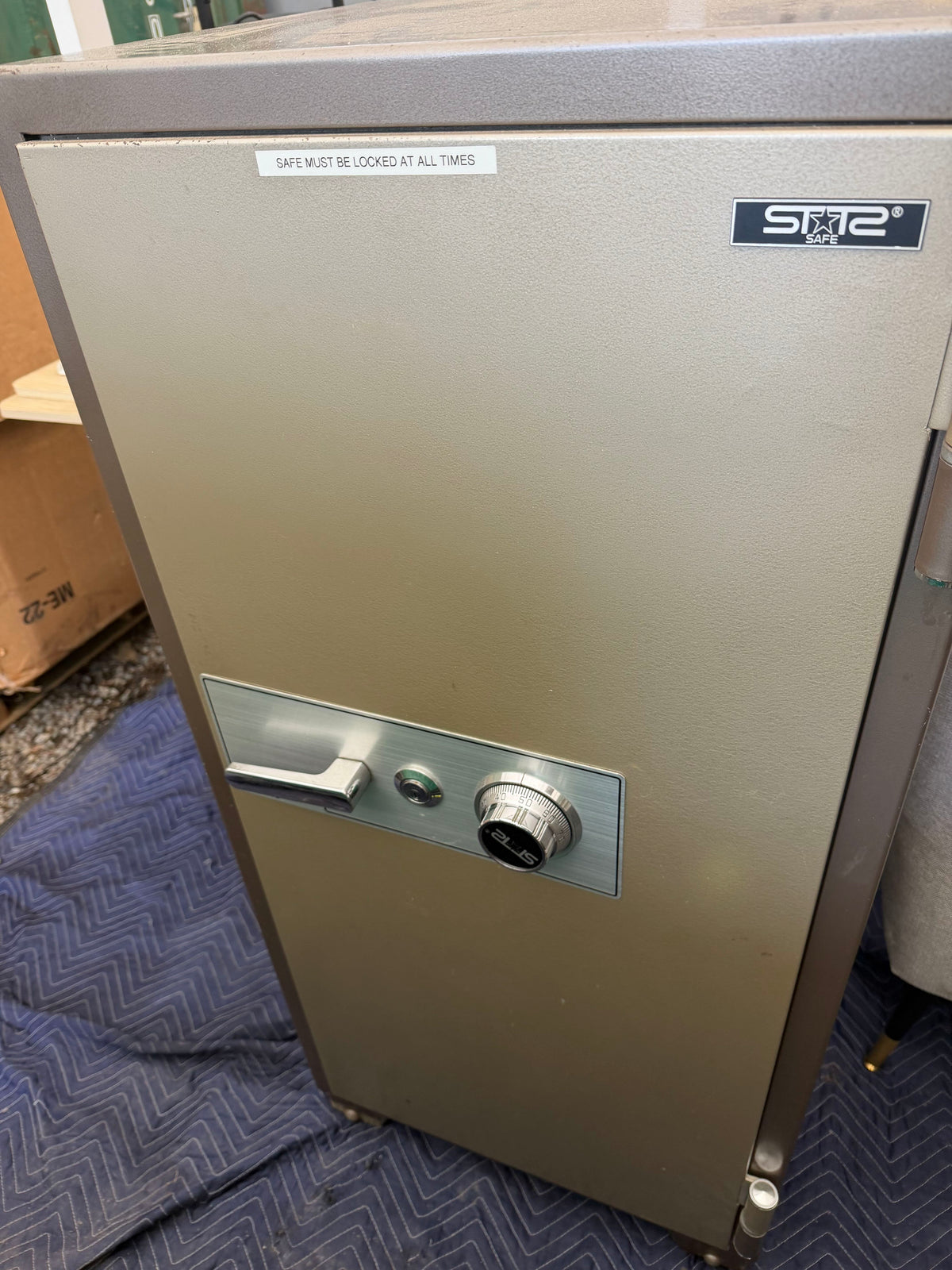 American Security Products Floor Safe — Combination Dial + Key Lock