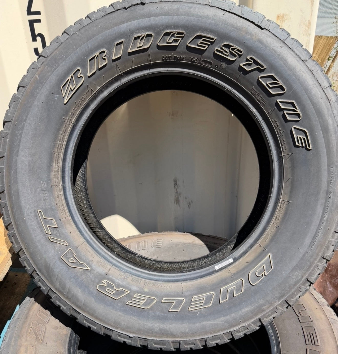 Bridgestone Dueler A/T P255/70R18 All-Terrain Tires — Set of 4