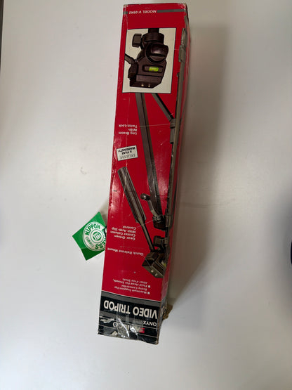 Ambico Onyx V-0542 Video Tripod — Fluid Head, Original Box
