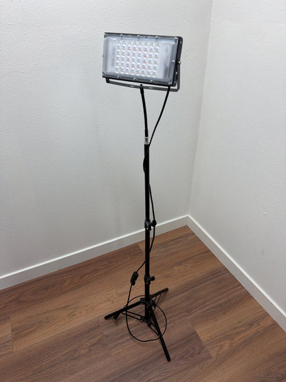 RGB LED Panel Light on Adjustable Tripod Stand — Photography / Grow Light