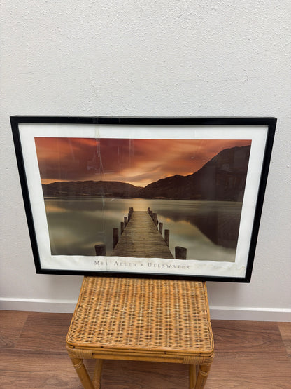 Ullswater Lake Sunset Framed Photography Print