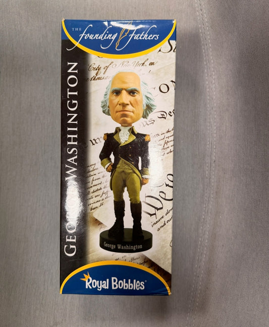 Royal Bobbles George Washington Bobblehead — Founding Fathers Limited Edition, In Box